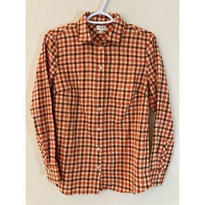 J. Crew Factory Plaid‎ Flannel Shirt Size XS (B5) NWT